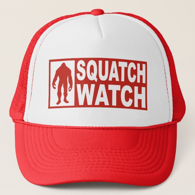 Casquette drôle de MONTRE de SQUATCH - Bigfoot de (Devant)