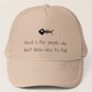 Casquette drôle de pêche