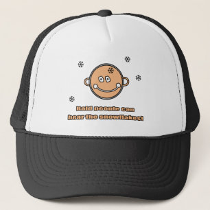 Casquette drôle de personnes chauves