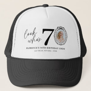 Casquette Drôle de Regard Qui a 70 Ans ! Photo 70e Anniversa