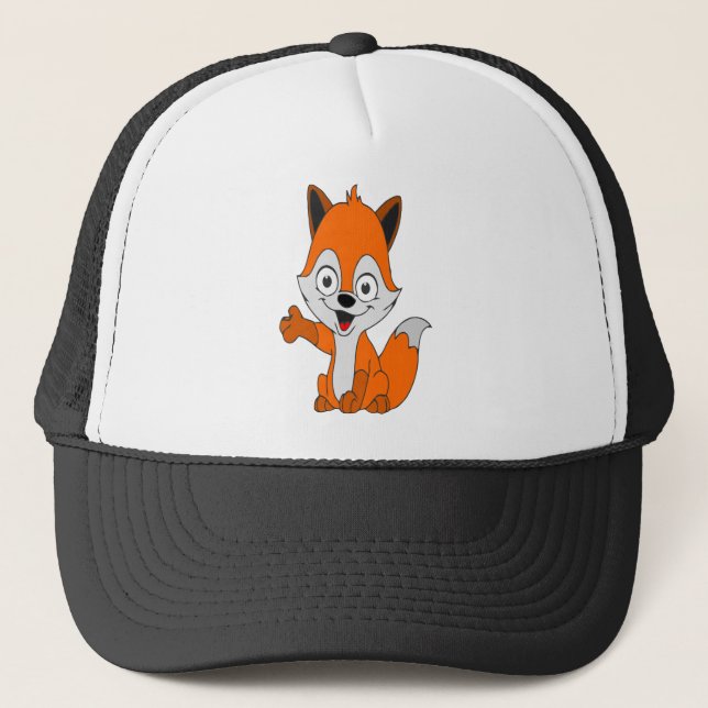 Casquette drôle de renard (Devant)