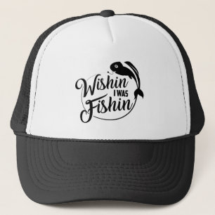 Casquette drôle d'envie de poisson mot art