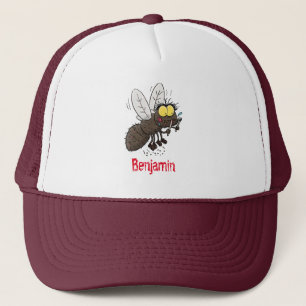 Casquette Drôle dessin animé d'insecte de la mouche à cheval