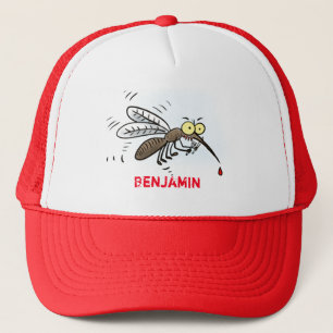 Casquette Drôle dessin d'insecte moustique