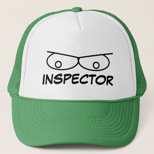 Casquette drôle d'inspecteur (Devant)