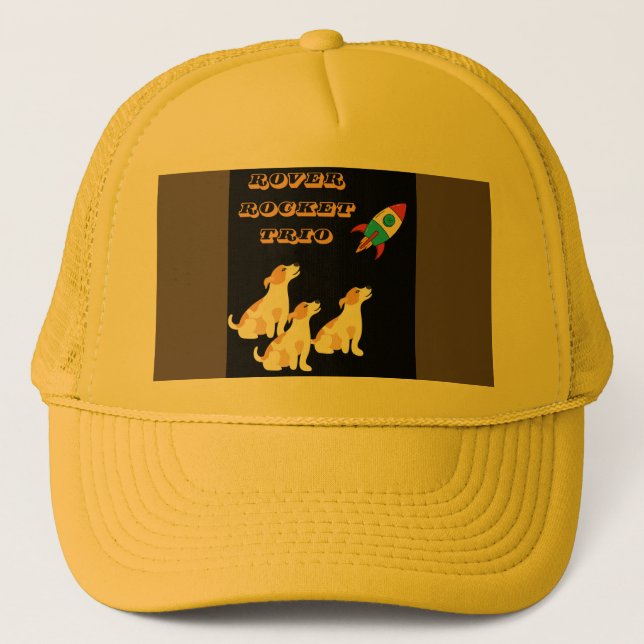 Casquette drôle Doggy Space Mission (Devant)