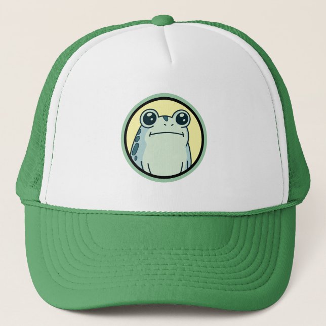 Casquette Drôle Grenouille Toad impassible  (Devant)