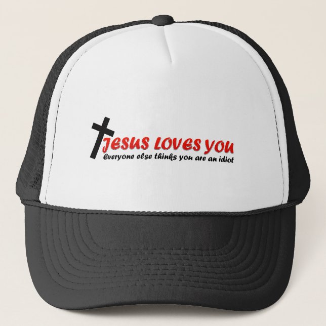 Casquette Drôle Jésus (Devant)