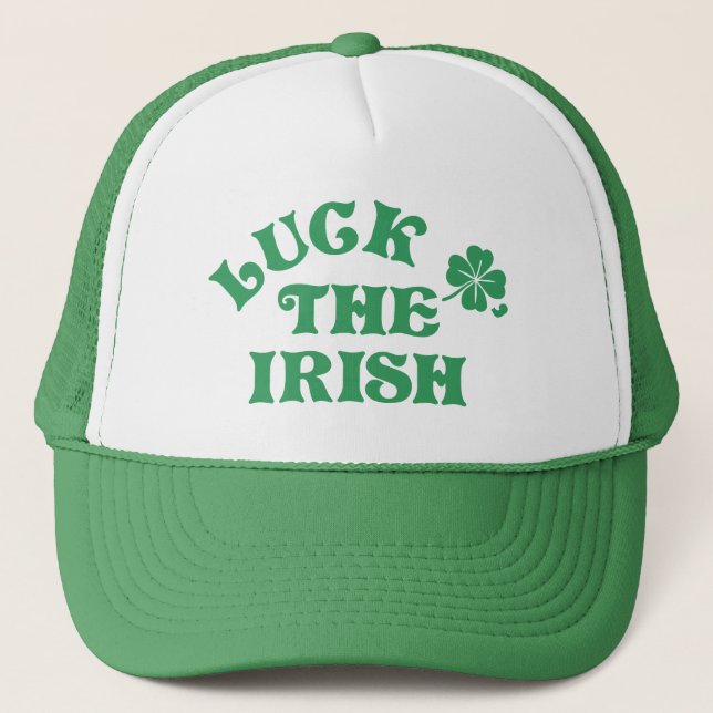Casquette Drôle Jour de la Saint Patrick Luck O' The Irish G (Devant)
