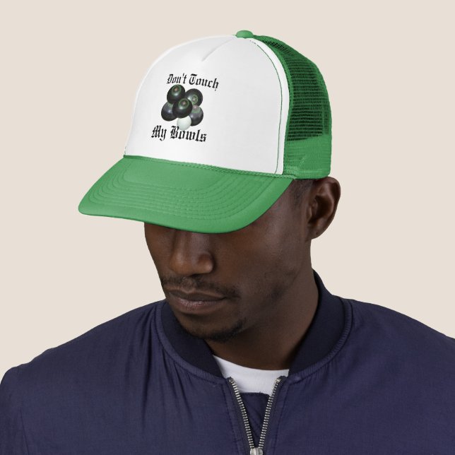 Casquette Drôle Mes Boules De Pelouse Ne Touchent Pas, (En situation)