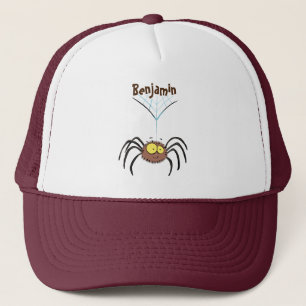 Casquette Drôle mignon dessin animé d'araignée moelleuse