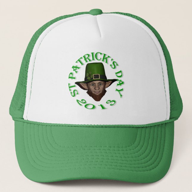 Casquette Drôle mignon leprechaun St Patrick's day (Devant)