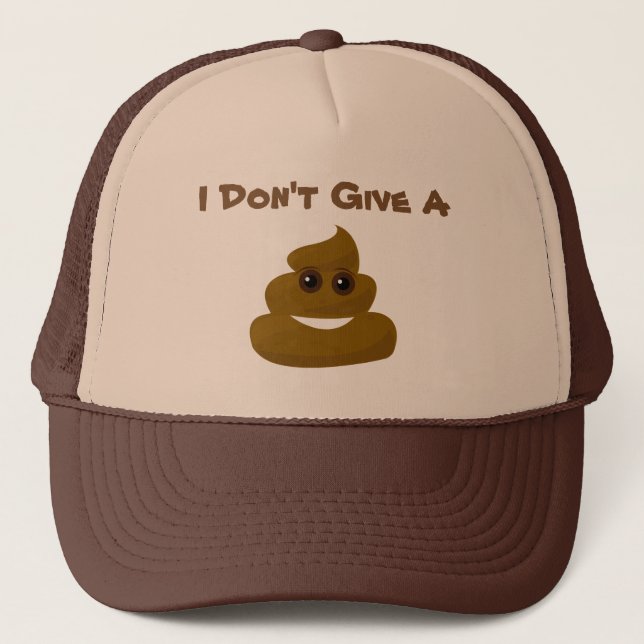 Casquette Drôle ne donnez pas un Poo Emoji (Devant)