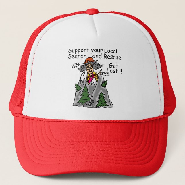 Casquette Drôle obtenez perdu (Devant)
