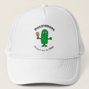 Casquette Drôle Pickle Pickleball Player Retrait Dessin