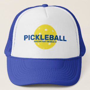 Casquette Drôle Pickleball Texte personnalisé, Nom Club Tout