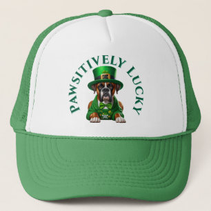 Casquette Drôle Saint Patrick's Chien Pawsitivement Lucky