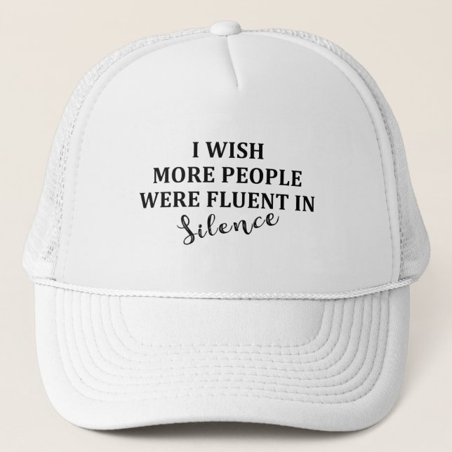 Casquette Drôle sarcastique dit citations célèbres (Devant)