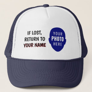 Casquette Drôle Si Perdu Retourner Vers Photo Personnalisée 