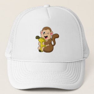 Casquette Drôle singe avec banane