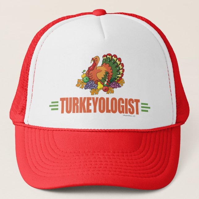 Casquette Drôle Thanksgiving Turquie (Devant)