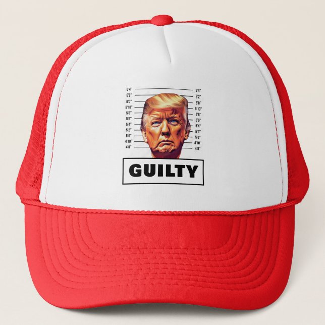 Casquette Drôle Trump coupable (Devant)