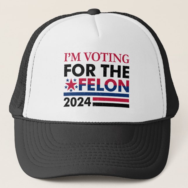 Casquette Drôle Trump Felon (Devant)