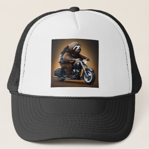 Casquette Drôle Vélo De Fente Sur Moto,