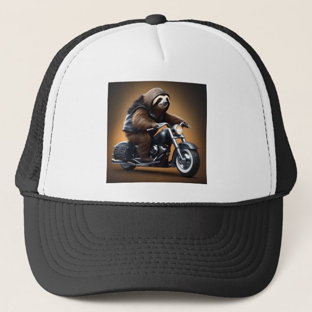 Casquette Drôle Vélo De Fente Sur Moto, (Devant)