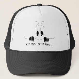Casquette Drôle Yeux Curiosity - Sourire - Ajouter votre tex