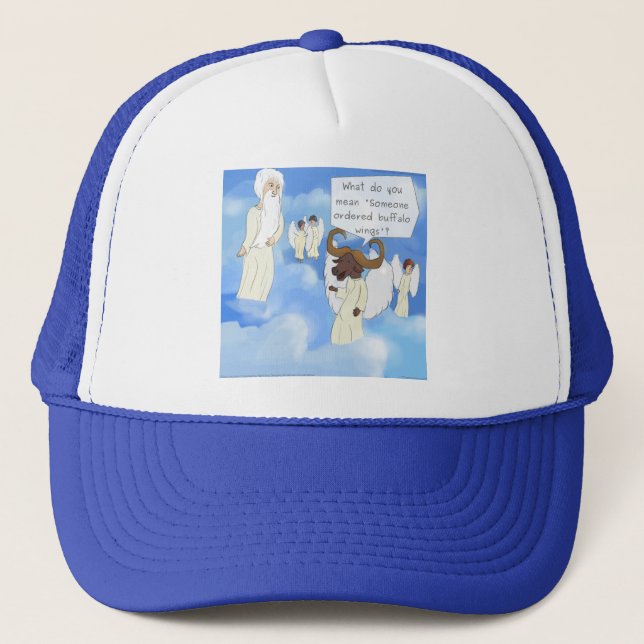 Casquette Drôles d'ailes de buffle au paradis Cadeau (Devant)