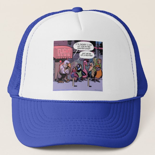 Casquette Drôles d'oiseaux de même plumage (Devant)