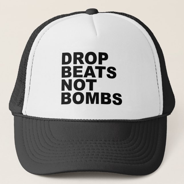 Casquette Drop Beats Not Bombs (Devant)