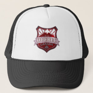 Casquette du bouclier rouge du Québec Canada
