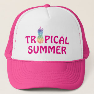 Casquette du camionneur d'été d'ananas de la fil