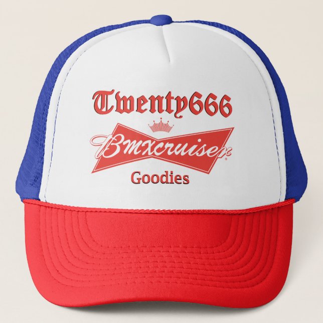 Casquette du camionneur TWENTY666 (Devant)