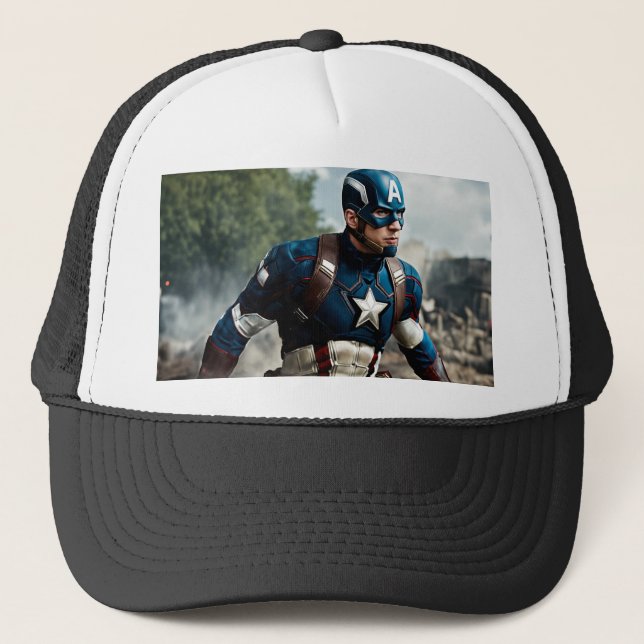 casquette du capitaine america tracker (Devant)