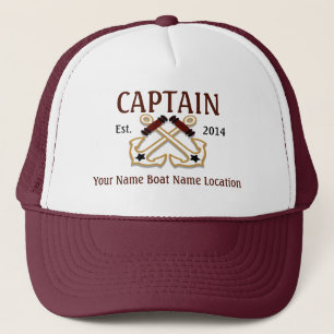 Casquette du capitaine personnalisé Nom de l'année