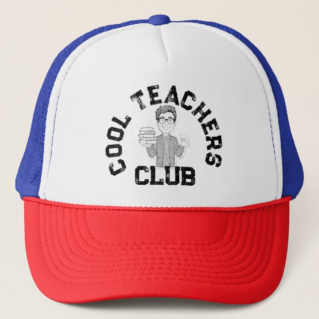 Casquette du club des profs cools Chapeau drôle de (Devant)