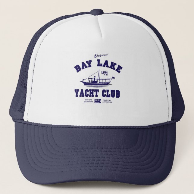 Casquette du Club Yacht Bay Lake. Entièrement pers (Devant)