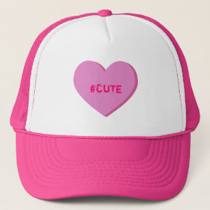 Casquette du coeur de conversation mignon
