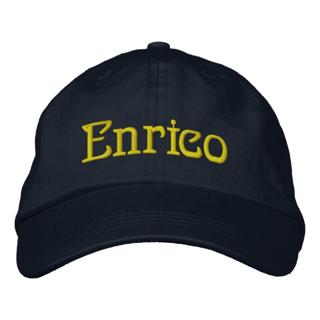 CASQUETTE du concepteur de noms masculins ENRICO (Devant)