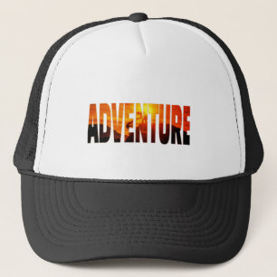 Casquette du coucher de soleil d'aventure