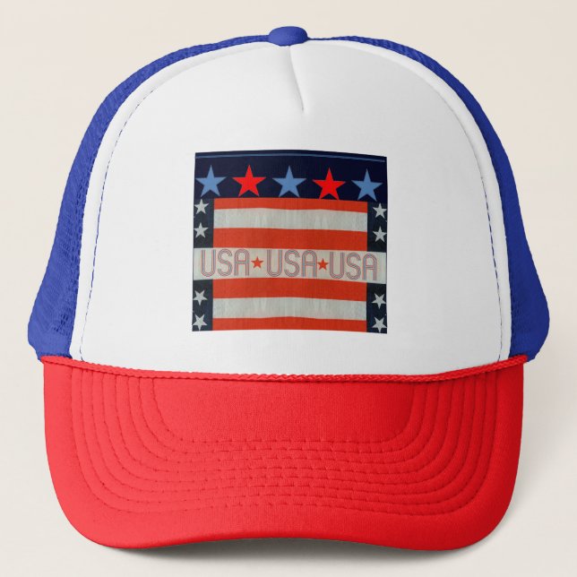 CASQUETTE du drapeau américain (Devant)