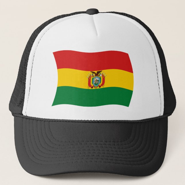 Casquette du drapeau bolivien (Devant)