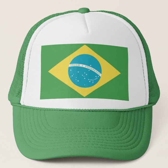 Casquette du drapeau brésilien (Devant)