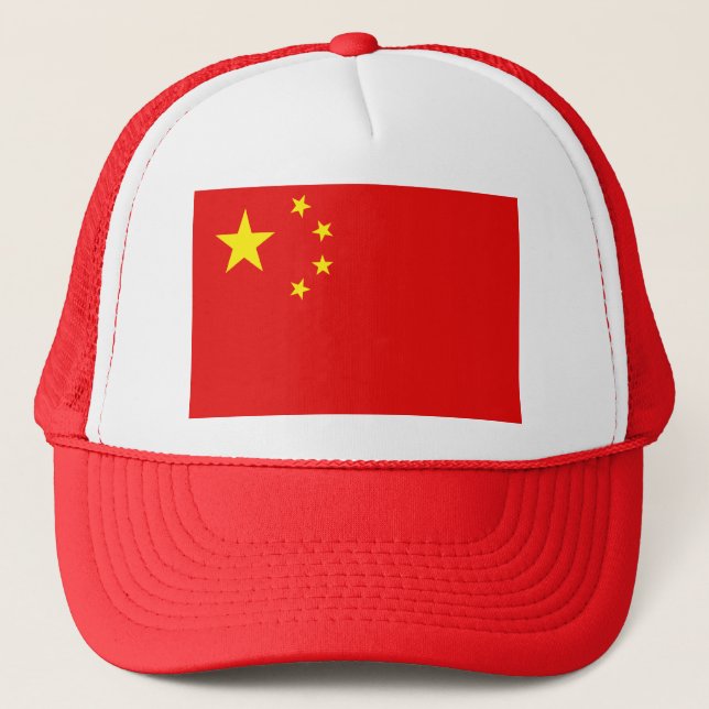 Casquette du drapeau chinois (Devant)