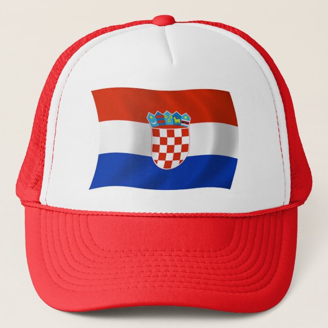 Casquette du drapeau croate (Devant)