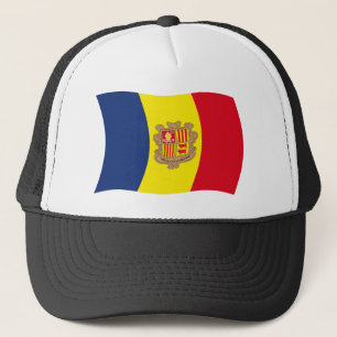 Casquette du drapeau d'Andorre