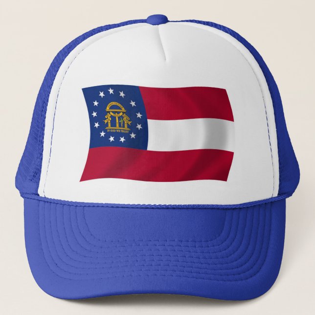 Casquette du drapeau de Géorgie (Devant)